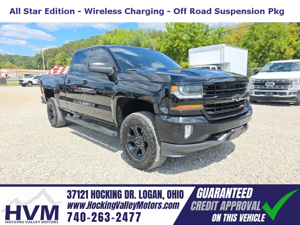 Black 2017 Chevrolet Silverado 1500 LT for sale in Logan, OH
