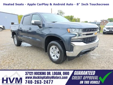 Gray 2021 Chevrolet Silverado 1500 LT for sale in Logan, OH