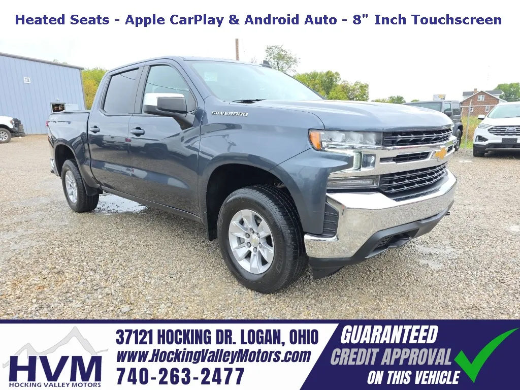 Gray 2021 Chevrolet Silverado 1500 LT for sale in Logan, OH
