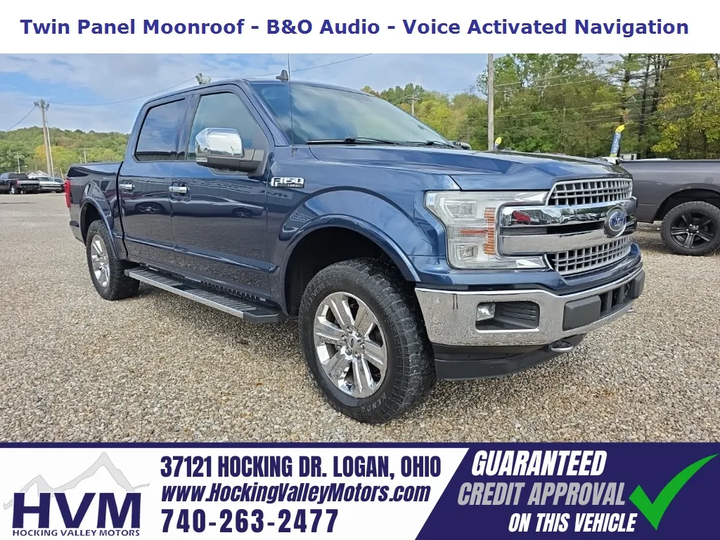 Blue 2019 Ford F-150 Lariat for sale in Logan, OH