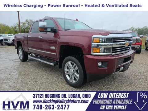 Red 2017 Chevrolet Silverado 2500HD High Country for sale in Logan, OH