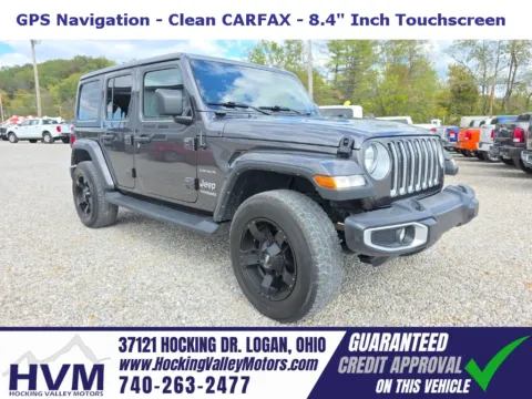 Gray 2021 Jeep Wrangler Unlimited Sahara for sale in Logan, OH