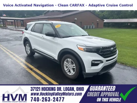 White 2021 Ford Explorer XLT for sale in Logan, OH