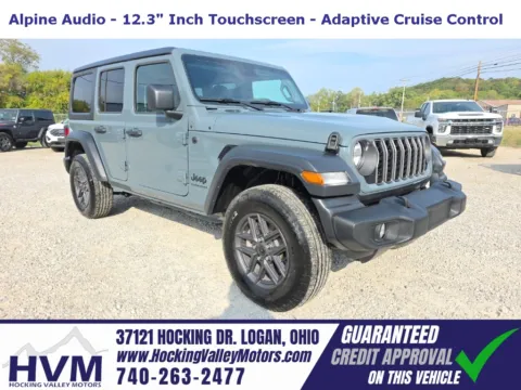 Gray 2024 Jeep Wrangler Sport S for sale in Logan, OH