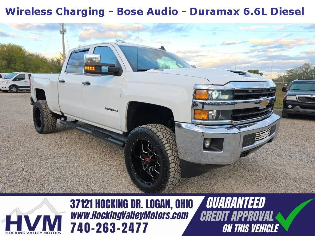 White 2018 Chevrolet Silverado 2500HD LTZ for sale in Logan, OH