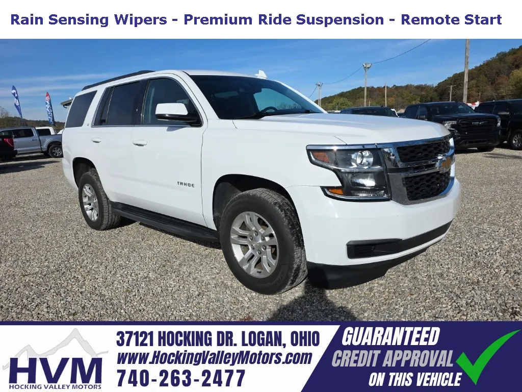 White 2020 Chevrolet Tahoe LT for sale in Logan, OH