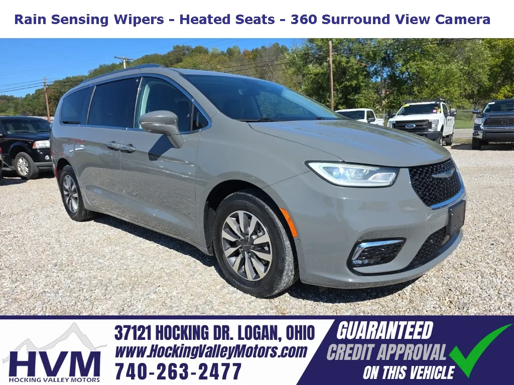 Gray 2021 Chrysler Pacifica Hybrid Touring L for sale in Logan, OH