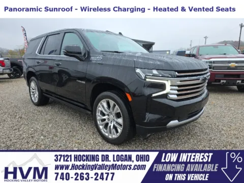Black 2021 Chevrolet Tahoe High Country for sale in Logan, OH