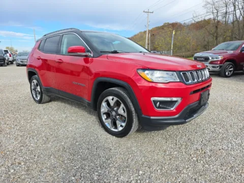 Red 2019 Jeep Compass Limited for sale in Logan, OH