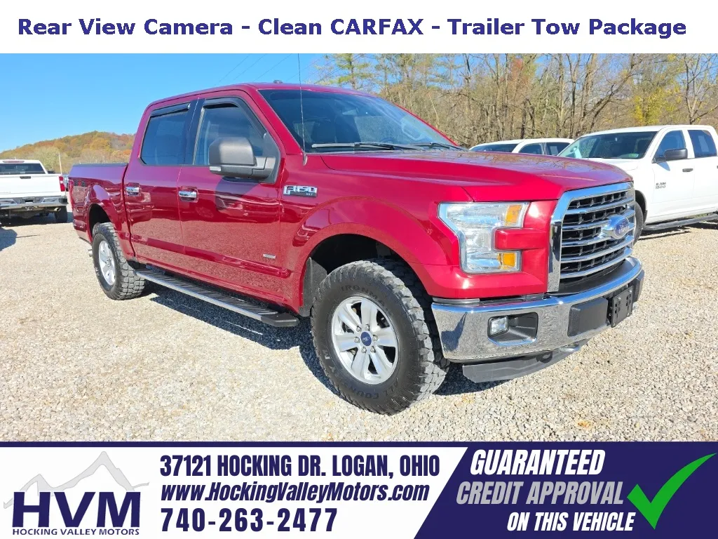 Red 2015 Ford F-150 XLT for sale in Logan, OH