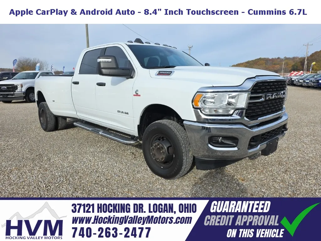 White 2023 Ram 3500 Big Horn for sale in Logan, OH