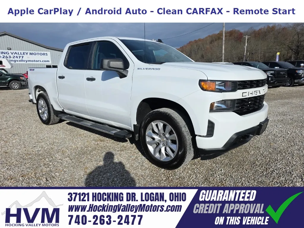 White 2021 Chevrolet Silverado 1500 Custom for sale in Logan, OH