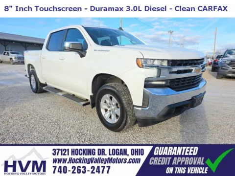White 2021 Chevrolet Silverado 1500 LT for sale in Logan, OH