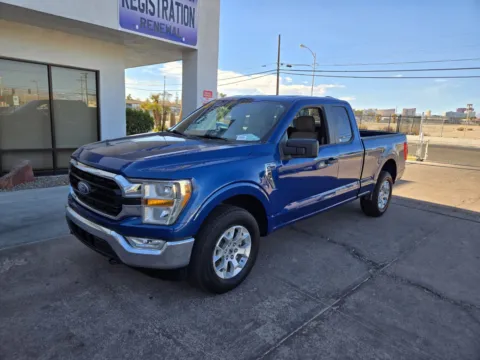 Blue 2022 Ford F-150 XLT for sale in Las Vegas, NV