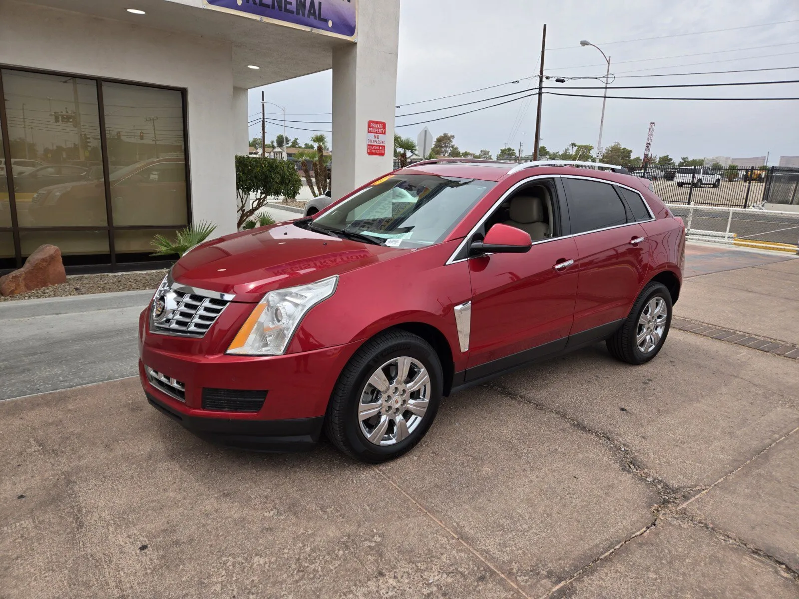 Red 2016 Cadillac SRX Luxury Collection for sale in Las Vegas, NV