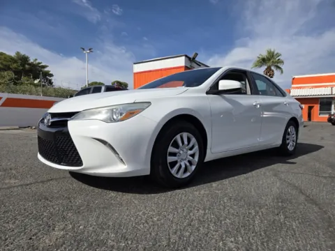 White 2016 Toyota Camry LE for sale in Las Vegas, NV