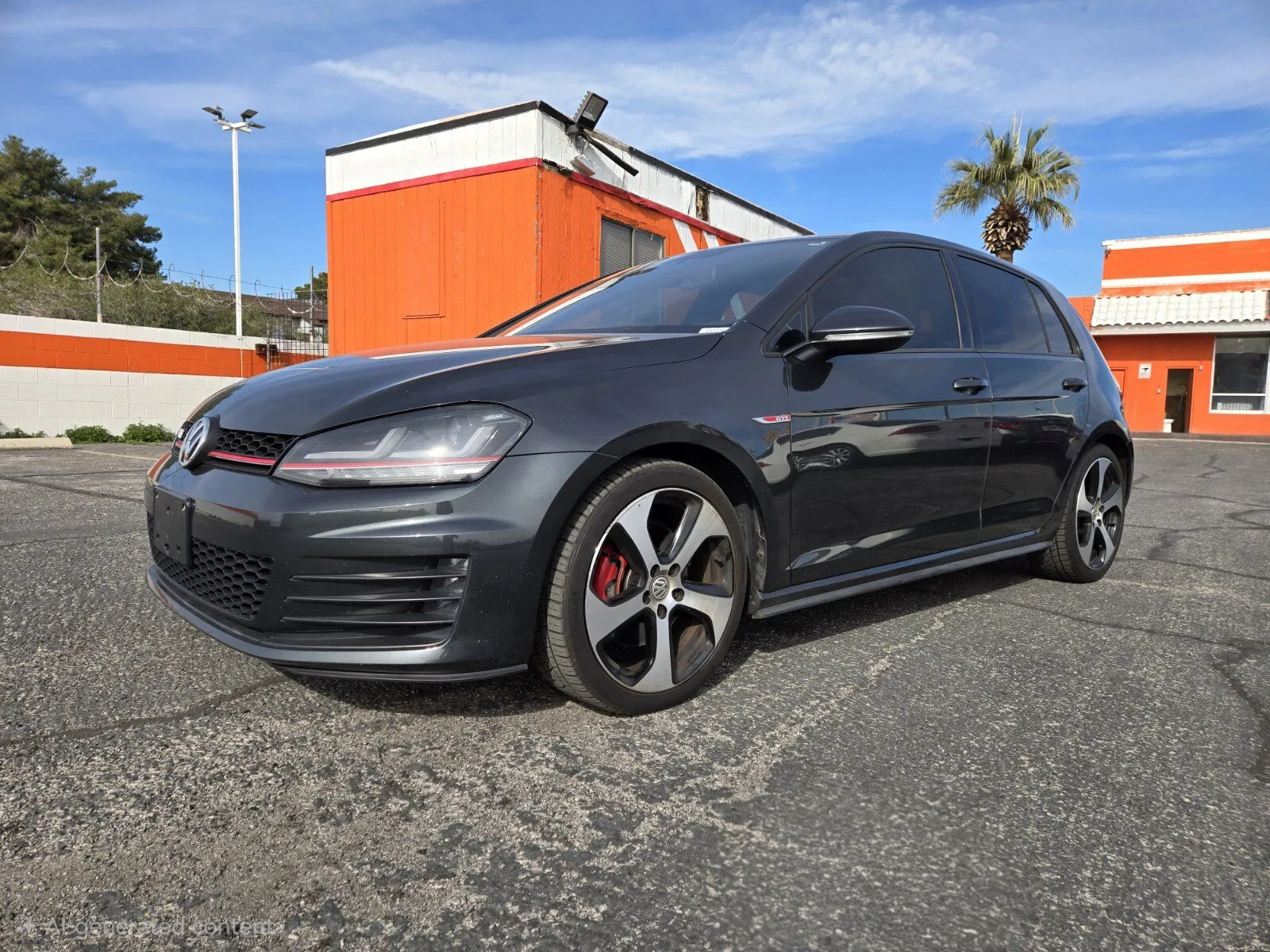Gray 2017 Volkswagen Golf GTI Autobahn for sale in Las Vegas, NV