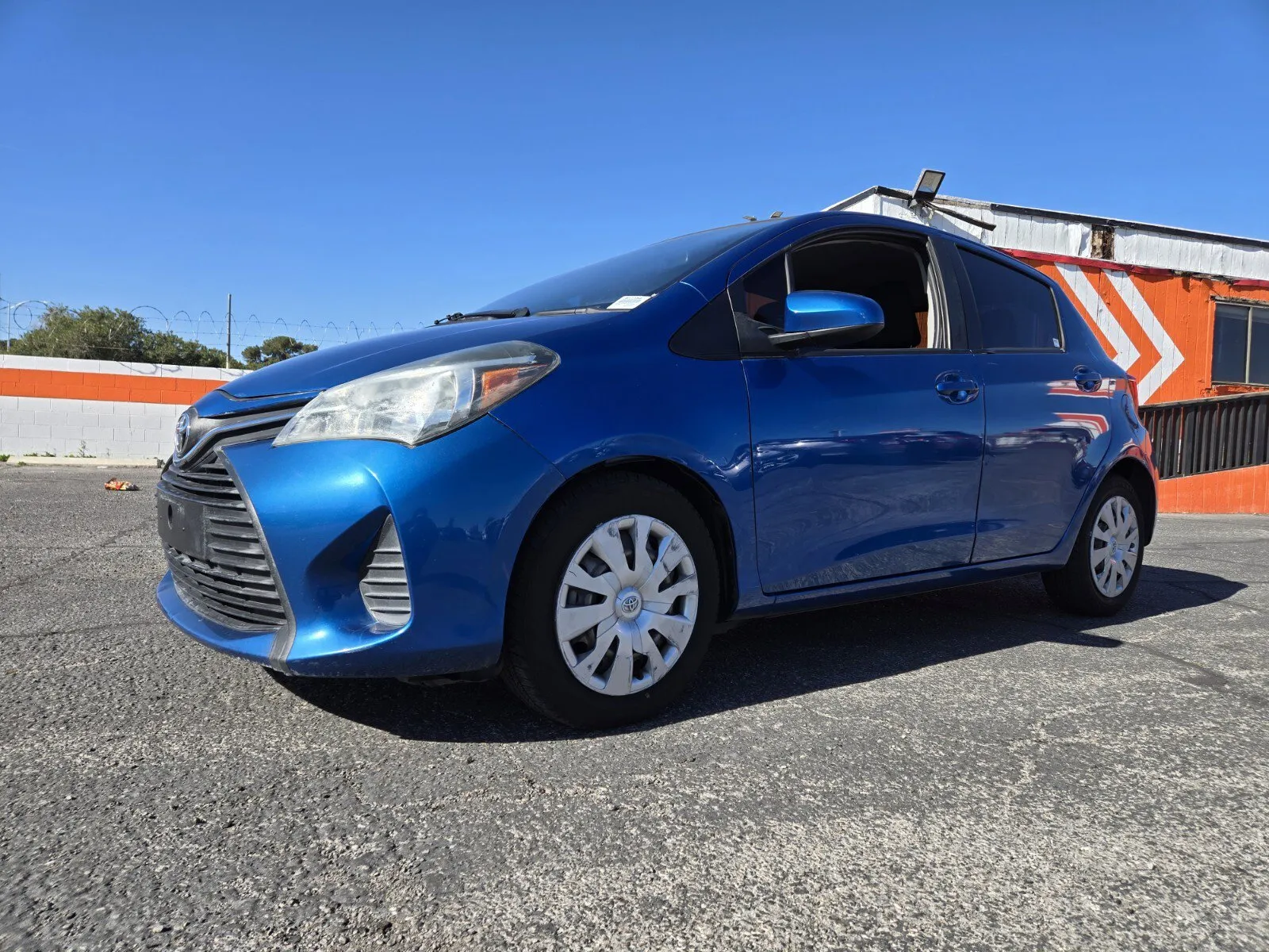 Blue 2015 Toyota Yaris L for sale in Las Vegas, NV
