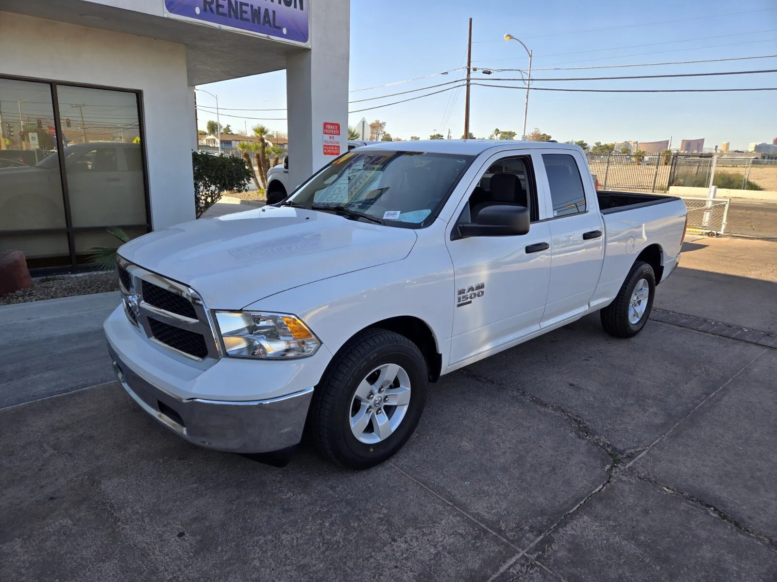 White 2024 Ram 1500 Classic SLT for sale in Las Vegas, NV