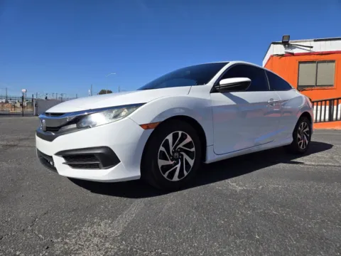 White 2018 Honda Civic Coupe LX-P for sale in Las Vegas, NV
