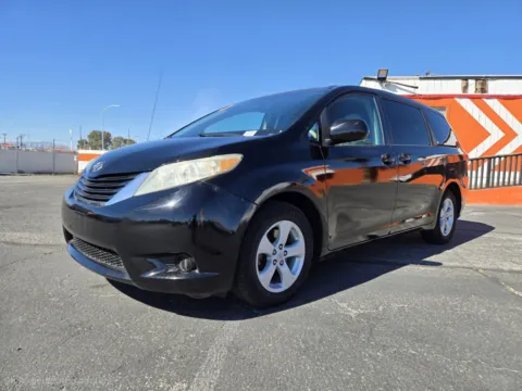 Black 2012 Toyota Sienna LE for sale in Las Vegas, NV
