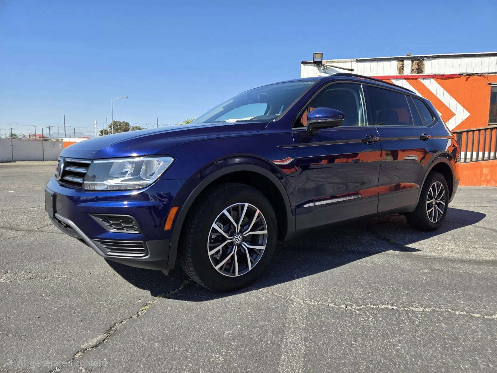 Blue 2021 Volkswagen Tiguan S for sale in Las Vegas, NV