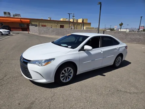 White 2017 Toyota Camry LE for sale in Las Vegas, NV