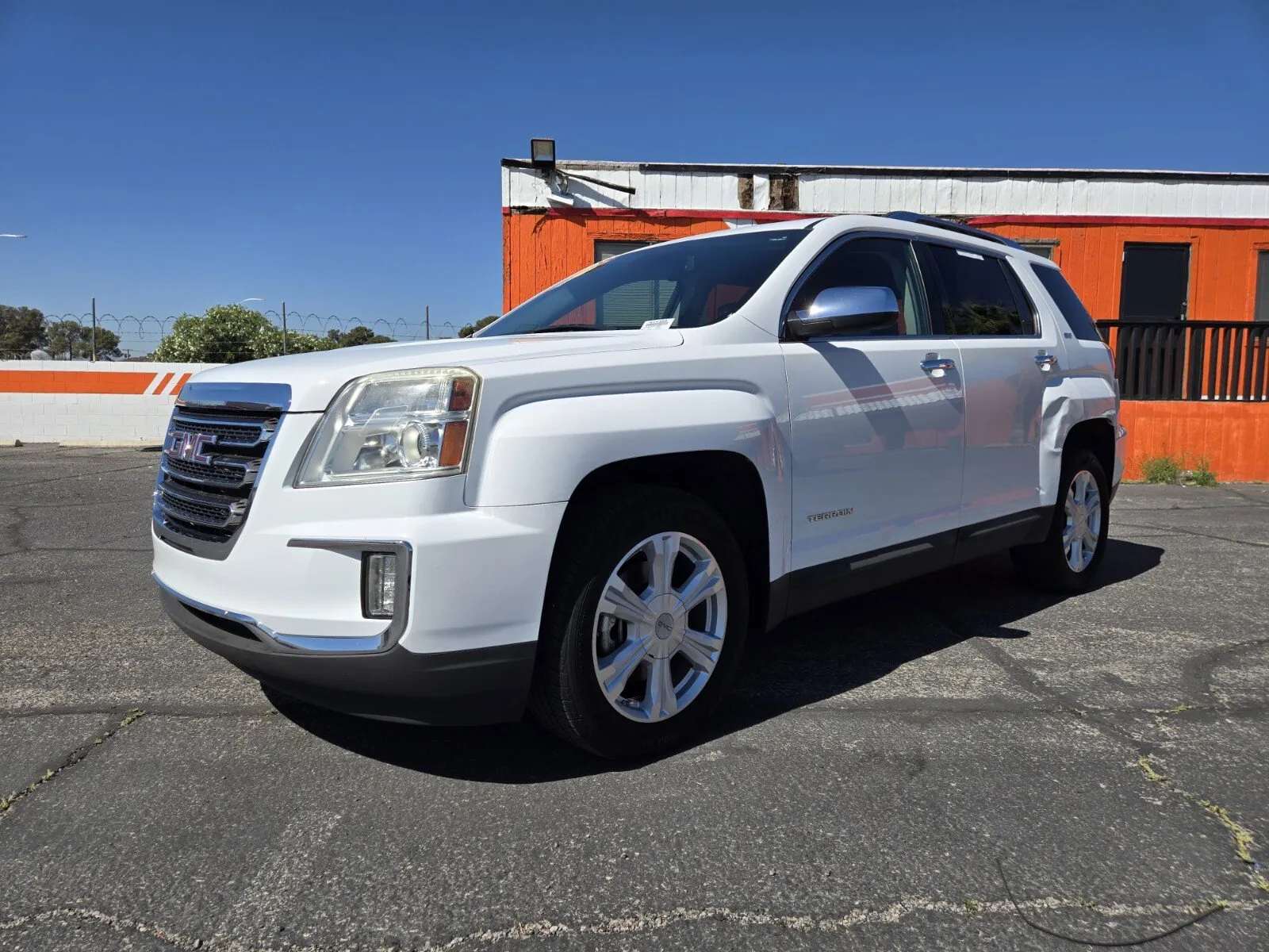 White 2016 GMC Terrain SLT for sale in Las Vegas, NV