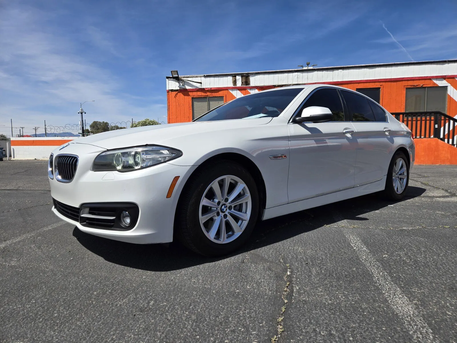 White 2015 BMW 5 Series 528i for sale in Las Vegas, NV