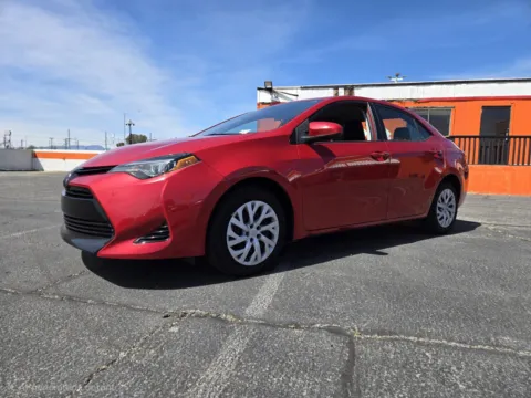 Red 2018 Toyota Corolla LE for sale in Las Vegas, NV