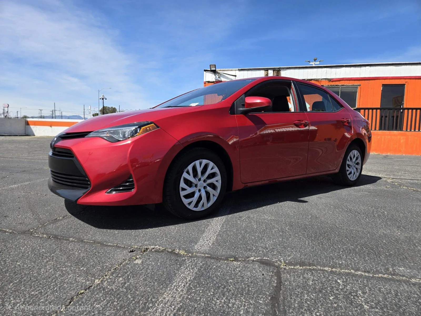 Red 2018 Toyota Corolla LE for sale in Las Vegas, NV