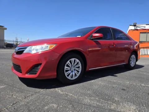 Red 2014 Toyota Camry LE for sale in Las Vegas, NV