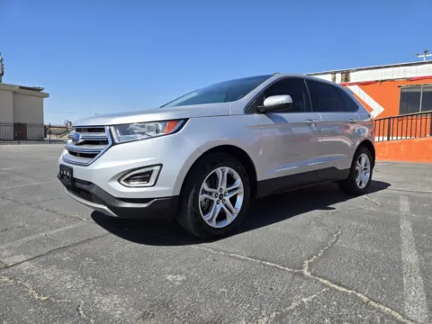 Silver 2018 Ford Edge Titanium for sale in Las Vegas, NV