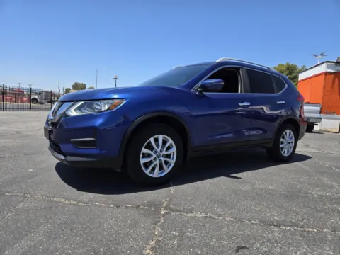 Blue 2017 Nissan Rogue SV for sale in Las Vegas, NV