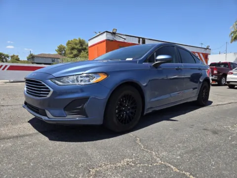 Blue 2019 Ford Fusion S for sale in Las Vegas, NV