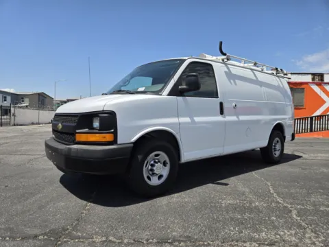 White 2013 Chevrolet Express Cargo Van 2500 RWD 135 for sale in Las Vegas, NV