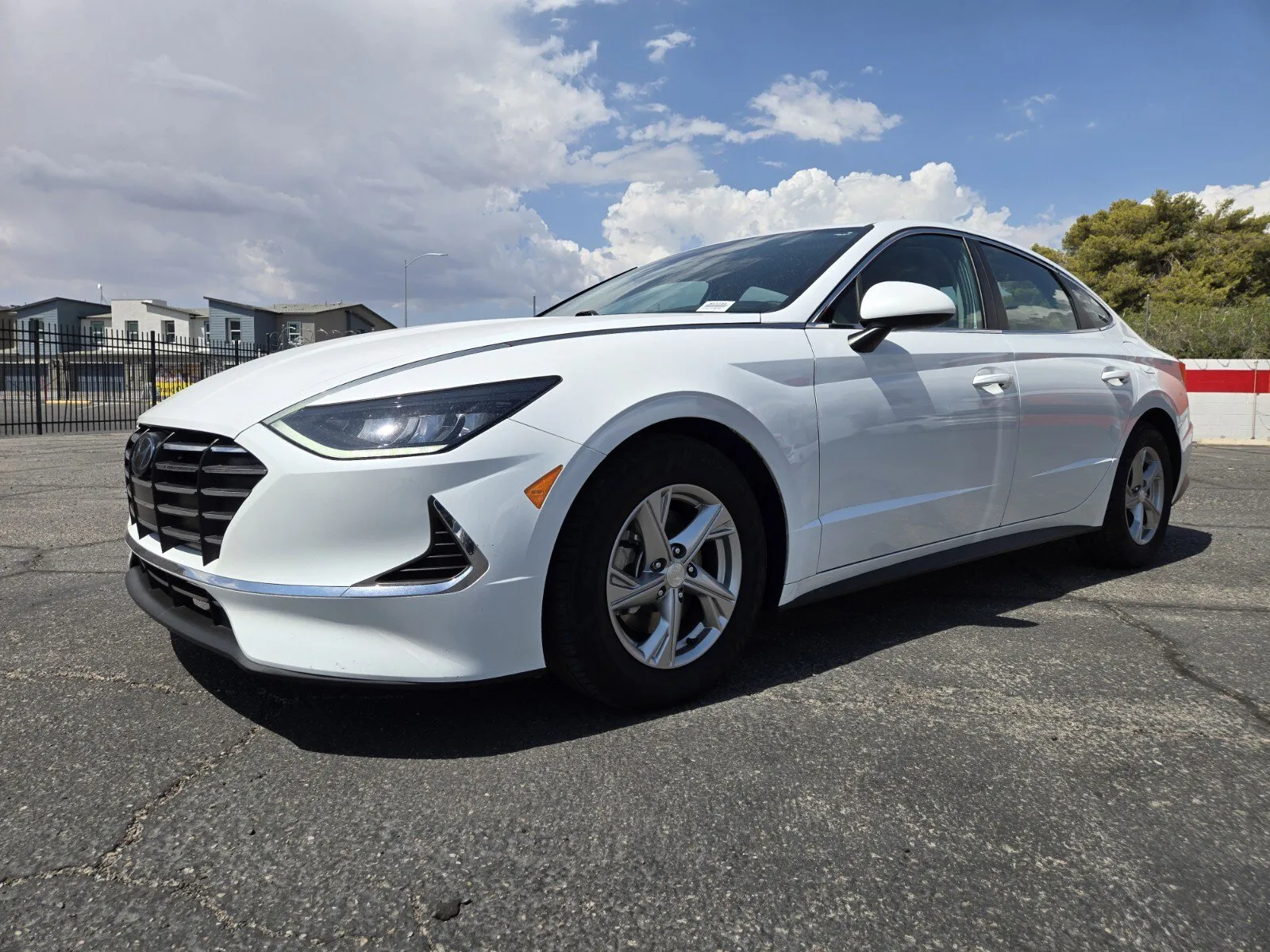 White 2020 Hyundai Sonata SE for sale in Las Vegas, NV