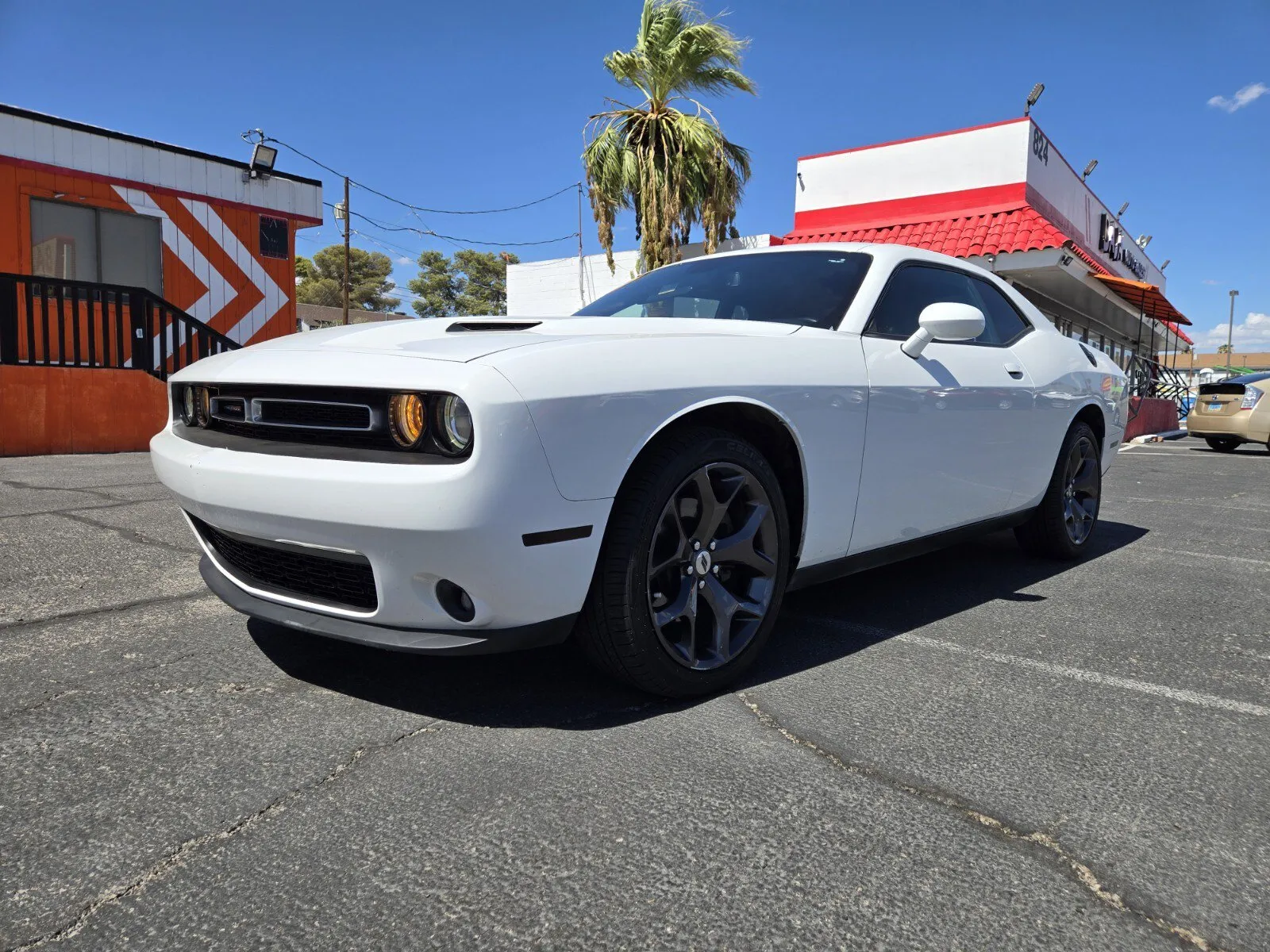 White 2019 Dodge Challenger SXT for sale in Las Vegas, NV