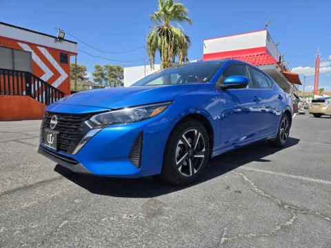 Blue 2024 Nissan Sentra SV for sale in Las Vegas, NV