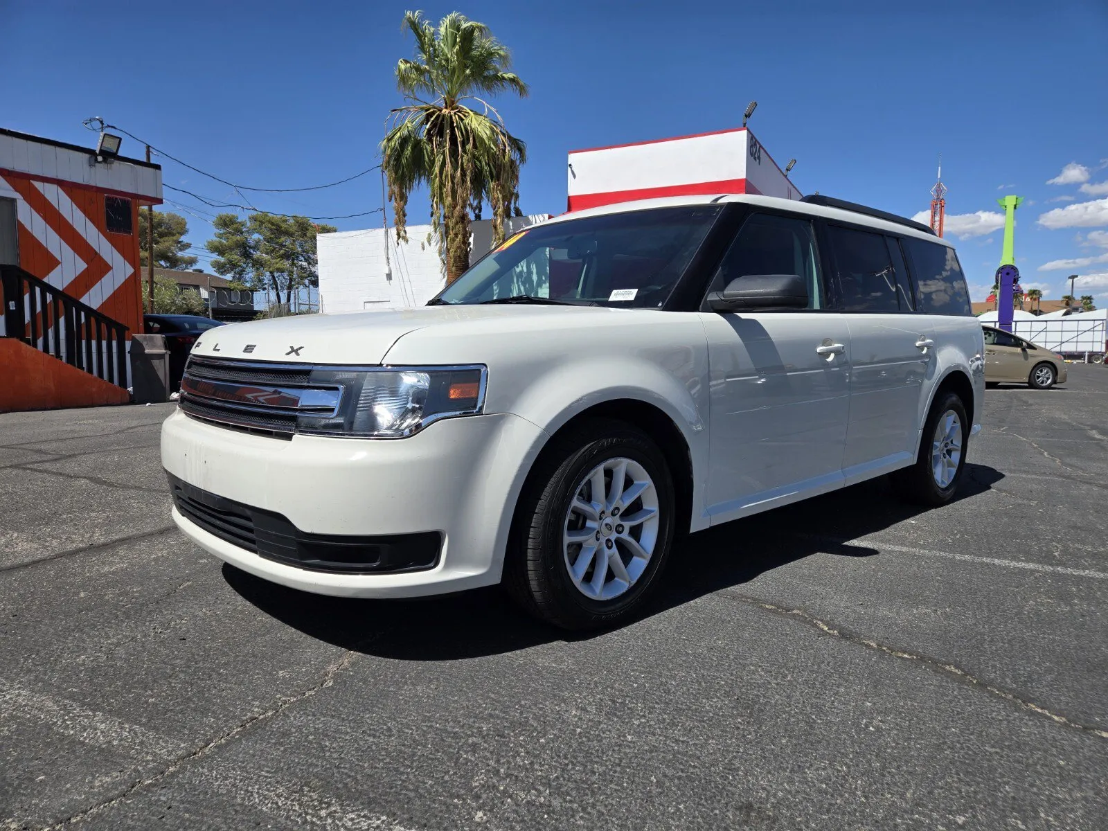 White 2014 Ford Flex SE for sale in Las Vegas, NV
