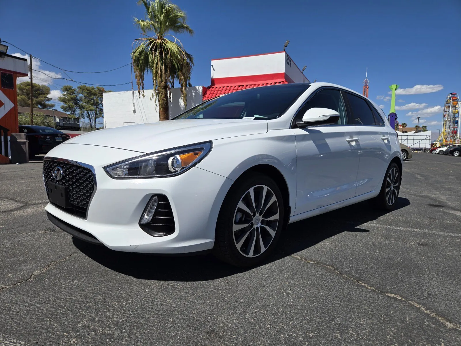 White 2019 Hyundai Elantra GT 5DR HB AT for sale in Las Vegas, NV