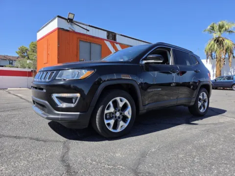 Black 2018 Jeep Compass Limited for sale in Las Vegas, NV