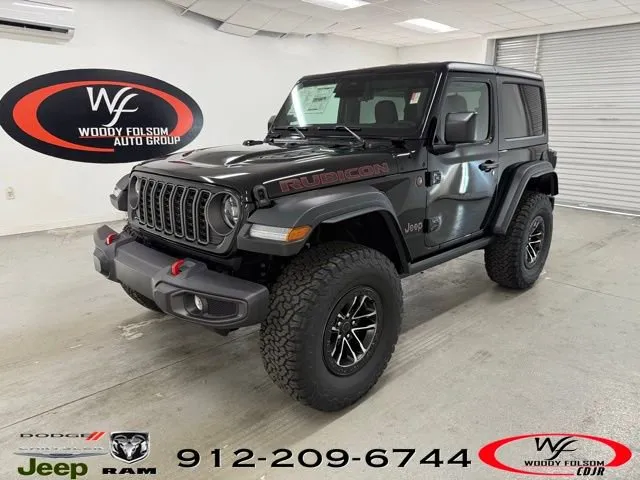 Black 2025 Jeep Wrangler Rubicon for sale in Baxley, GA