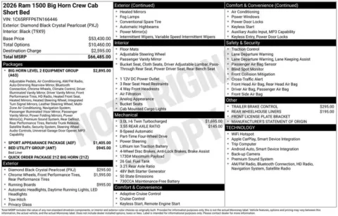 More photos of 2026 Ram 1500 Big Horn at Woody Folsom Chrysler Dodge Jeep Ram of Baxley, GA