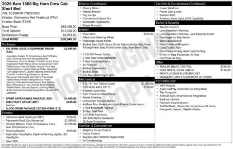 More photos of 2026 Ram 1500 Big Horn at Woody Folsom Chrysler Dodge Jeep Ram of Baxley, GA