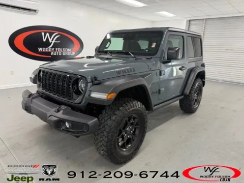 Blue 2026 Jeep Wrangler Willys for sale in Baxley, GA