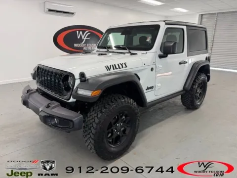 White 2026 Jeep Wrangler Willys for sale in Baxley, GA