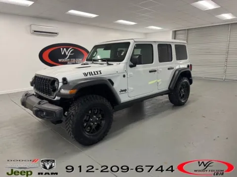 White 2026 Jeep Wrangler Willys for sale in Baxley, GA