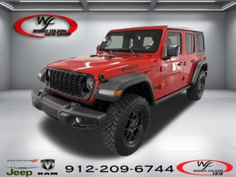 Red 2026 Jeep Wrangler Willys for sale in Baxley, GA