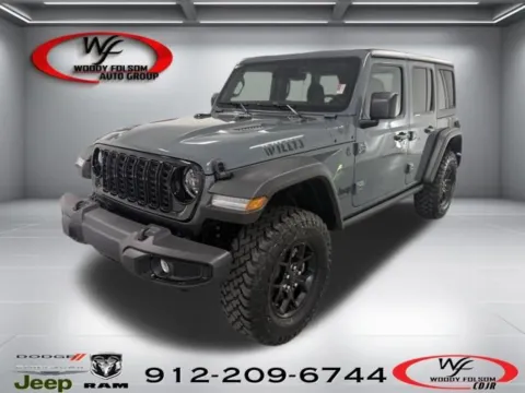 Blue 2026 Jeep Wrangler Willys for sale in Baxley, GA